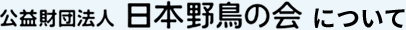 公益財団法人 日本野鳥の会について