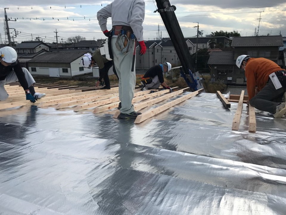 一般住宅～母屋上にサーモバリアエアー～