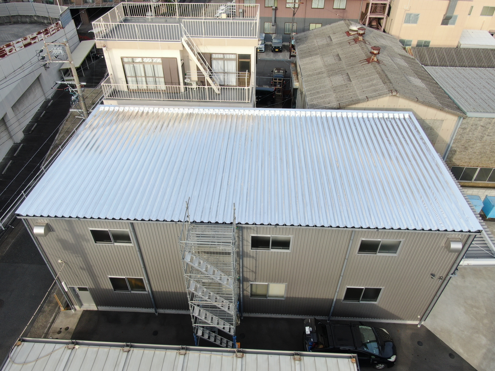 他物件で施工効果が非常に高く、感動！名古屋工場にも採用